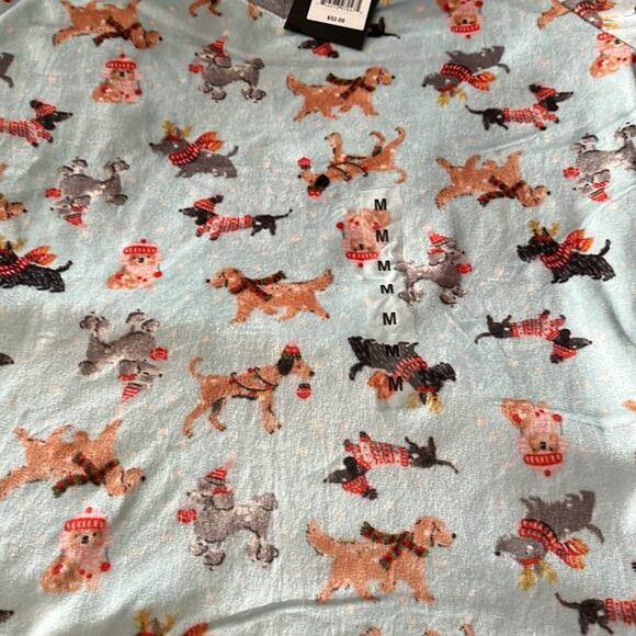 CuddlDuds | Dog Print Pajama Top Size  Size M NWT - Picture 6 of 8